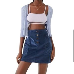 BDG by Urban Outfitters velvet cord mini skirt